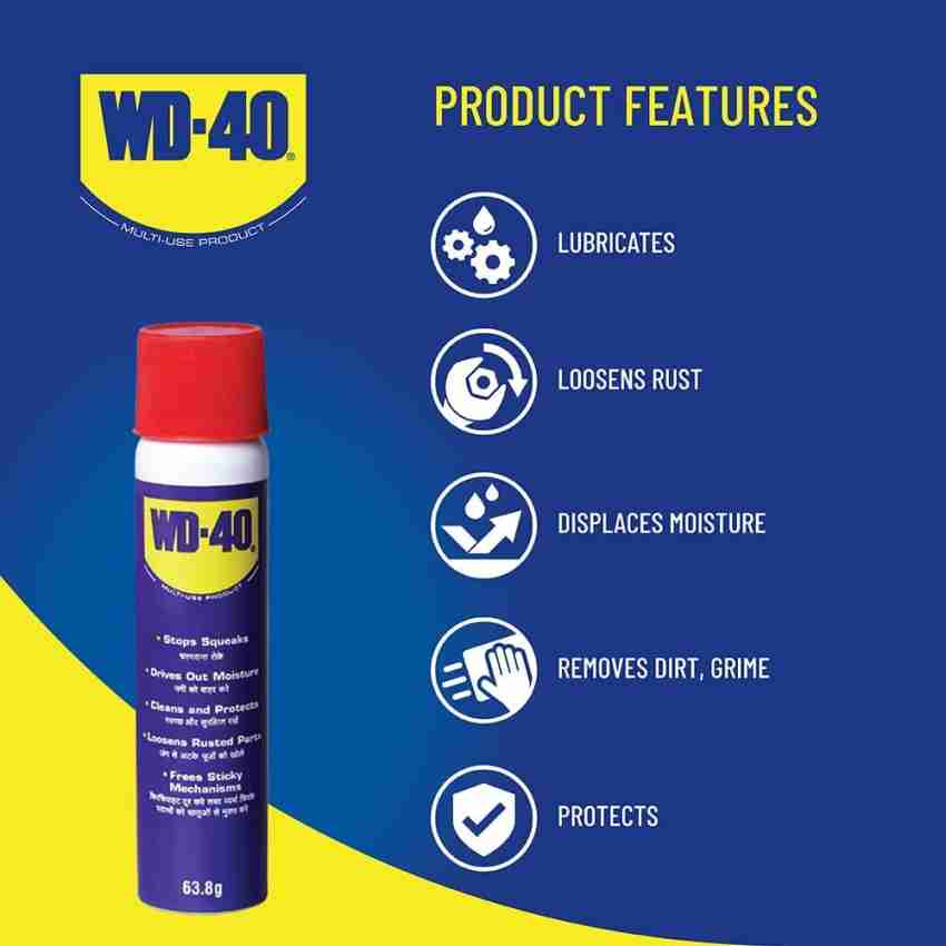 WD40 Multipurpose Car Spray Bike Chain Cleaner Chain Lube Spray