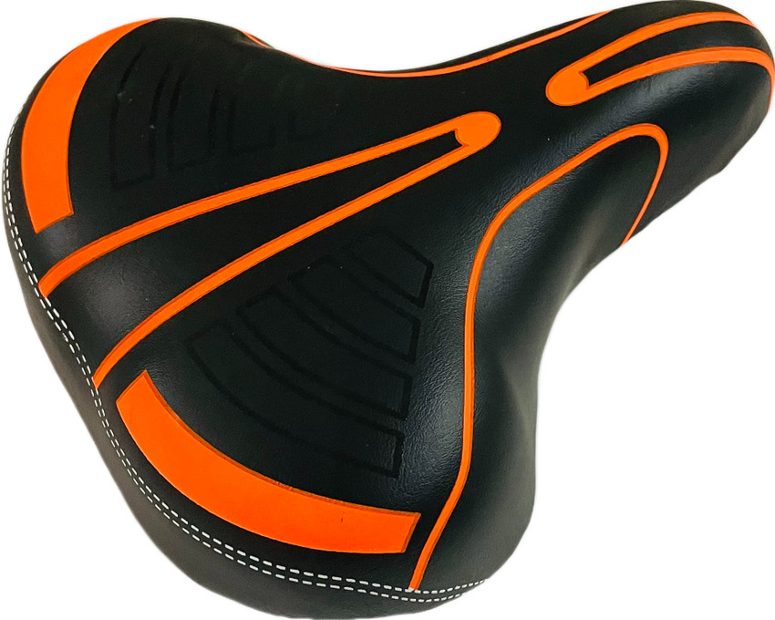 Orange bike saddle new arrivals
