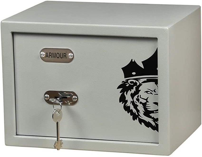 ARMOUR Mini Mechanical Safe With Double bitted Keys, Metal Deposit
