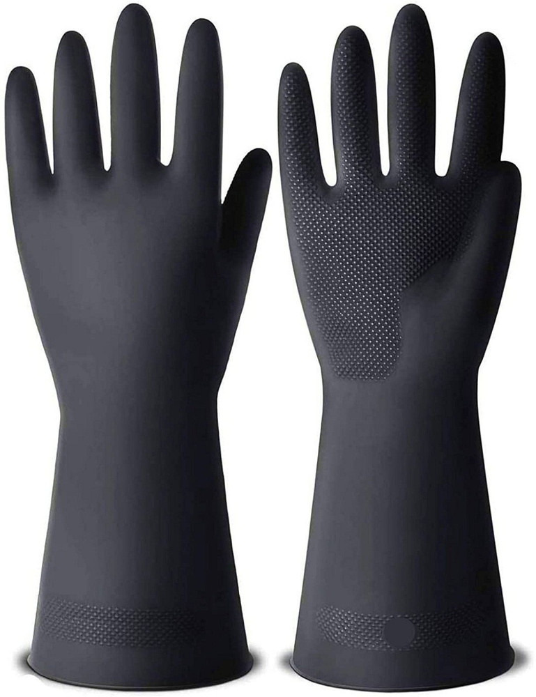Heavy duty rubber work gloves store