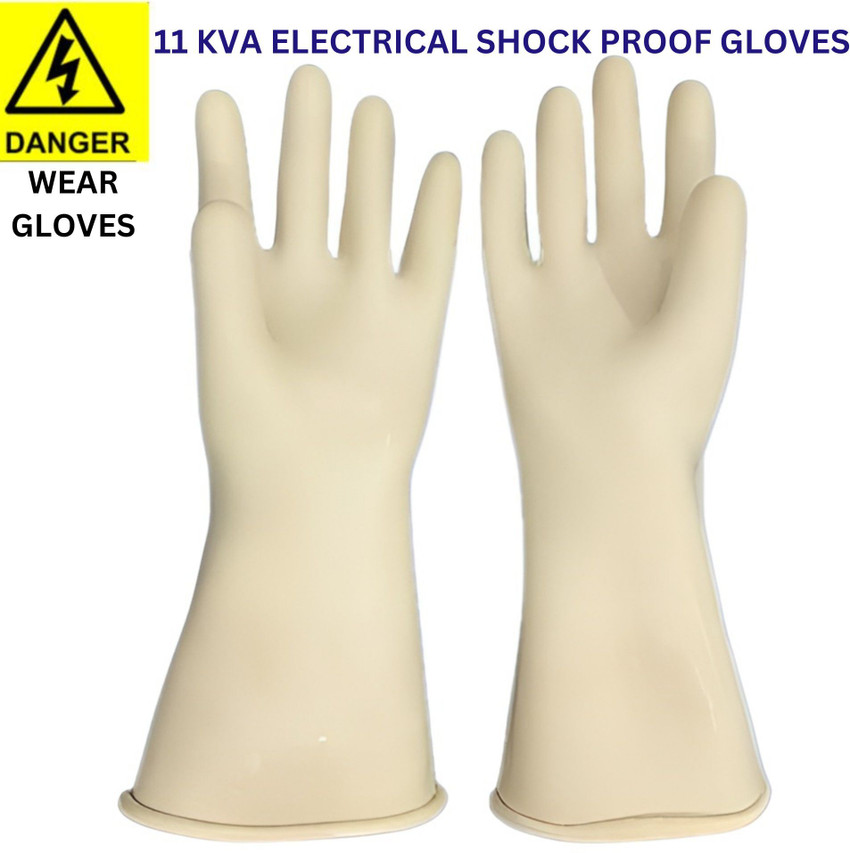 QTM 1 Pair Vidyut electric hand gloves for 11 KV Rubber Safety Gloves Price in India Buy QTM 1 Pair Vidyut electric hand gloves for 11 KV Rubber Safety Gloves online at Flipkart
