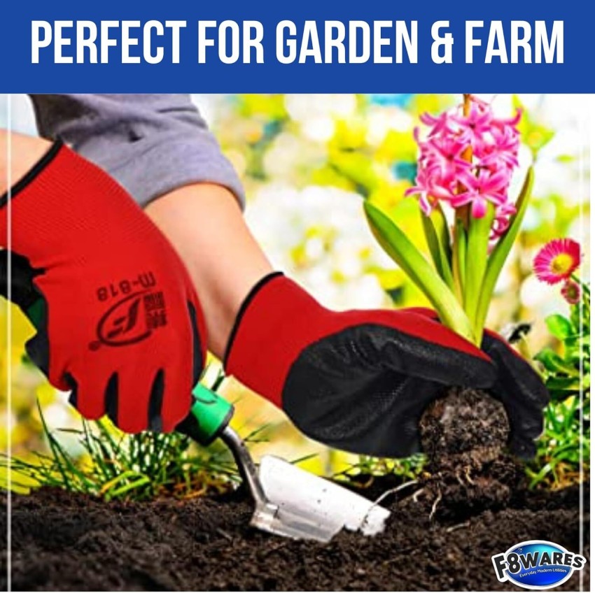 F8WARES Industrial Hand Gloves Gardening Work ,Cut-resistant