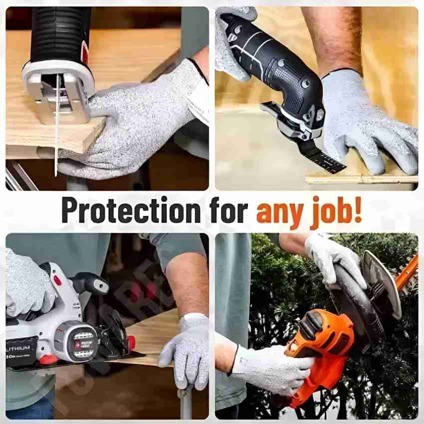 STYLERA 1 PAIR Kitchen Knife Blade Proof Safety Protection Cut Resistant  Gloves Level 5 Anti Cut Gloves Synthetic Safety Gloves Price in India - Buy  STYLERA 1 PAIR Kitchen Knife Blade Proof