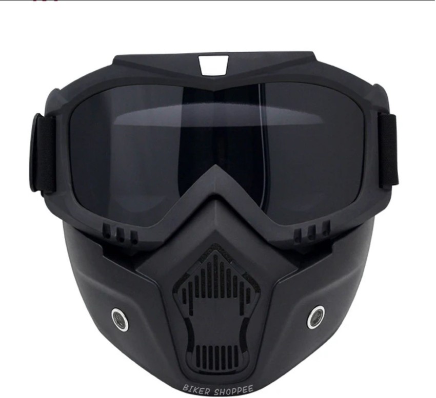 BIKER SHOPPEE Motocross Bike Riding Goggles Glasses Face Dust Mask With  Detachable Motocross Bike Riding Goggles Glasses Face Dust Mask With  Detachable Blowtorch, Welding Safety Goggle Price in India - Buy BIKER