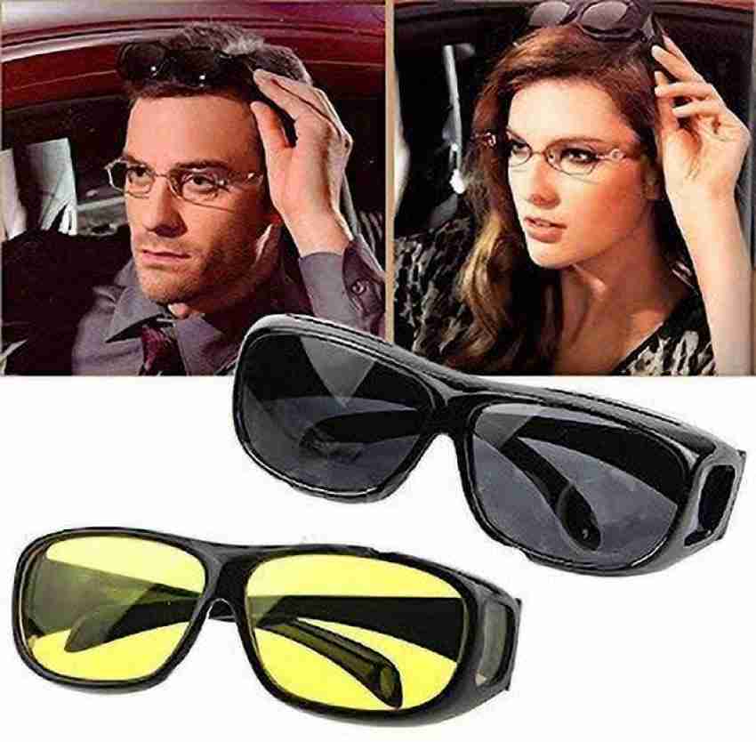 EYESafety Driving Glasses for Men and Women Sunglasses with Dark