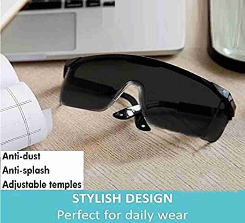 Pacificdeals Stylish Rectangular Anti-dust Sunglasses Eye Protection Safety Goggles Men Stylish Rectangular Anti-dust Sunglasses Eye Protection Safety