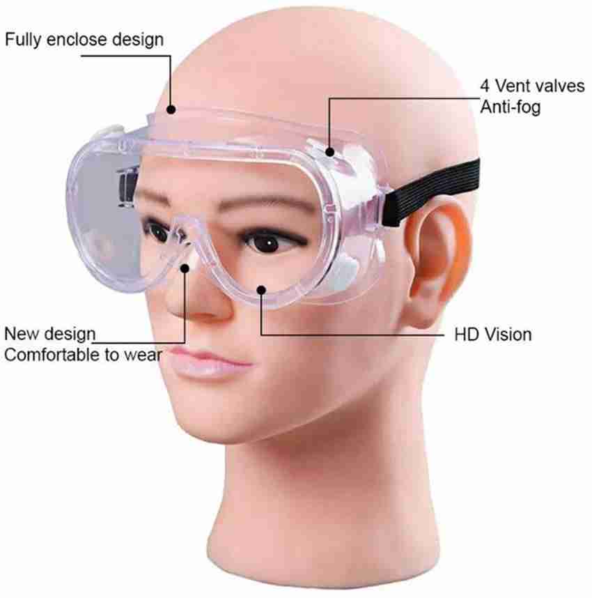 Pink Lab Safety Goggles