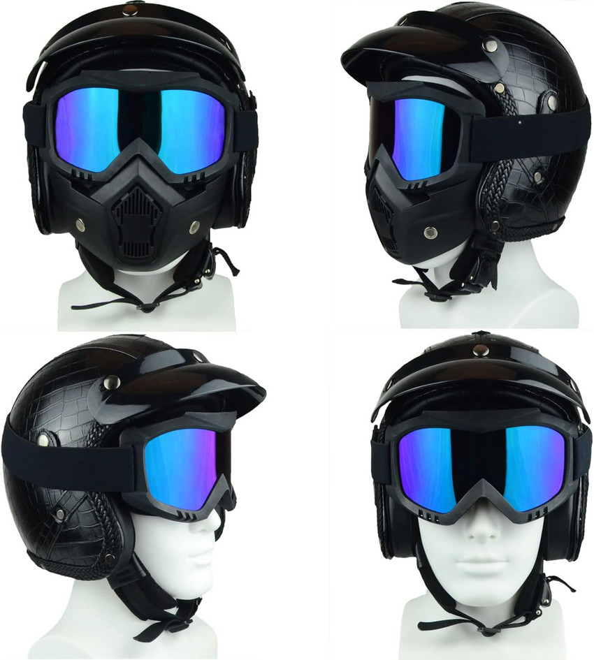 Motocross helmet with hot sale goggles