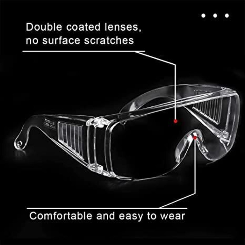 Lab safety goggles over glasses deals