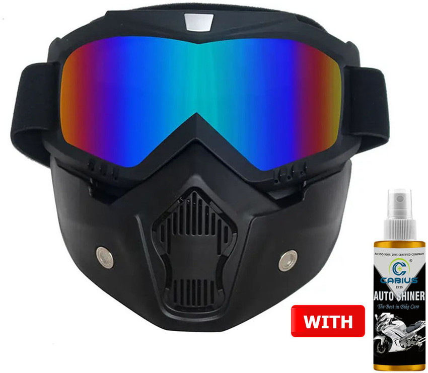 Off road helmet best sale glasses
