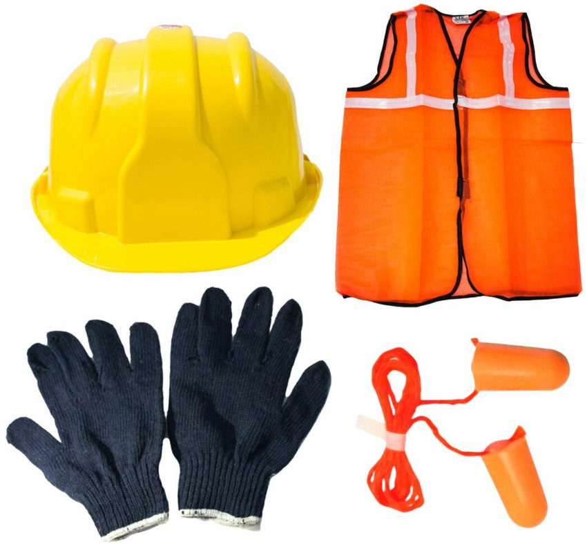 Safety helmet on sale and jacket