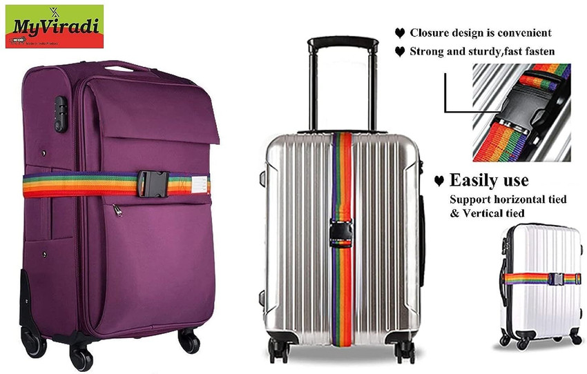 Luggage strap belt clearance