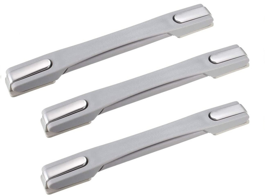 Suitcase trolley handle outlet