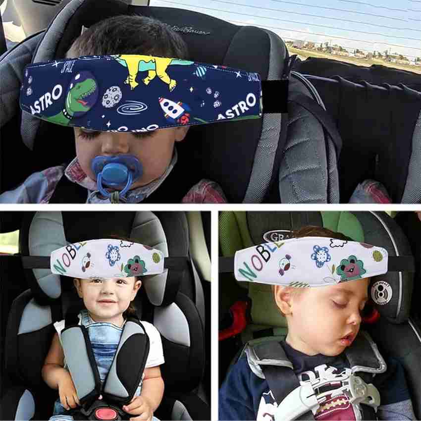ELEPHANTBOAT 2Pcs Elastic Baby Head Support for Car Seat Toddler
