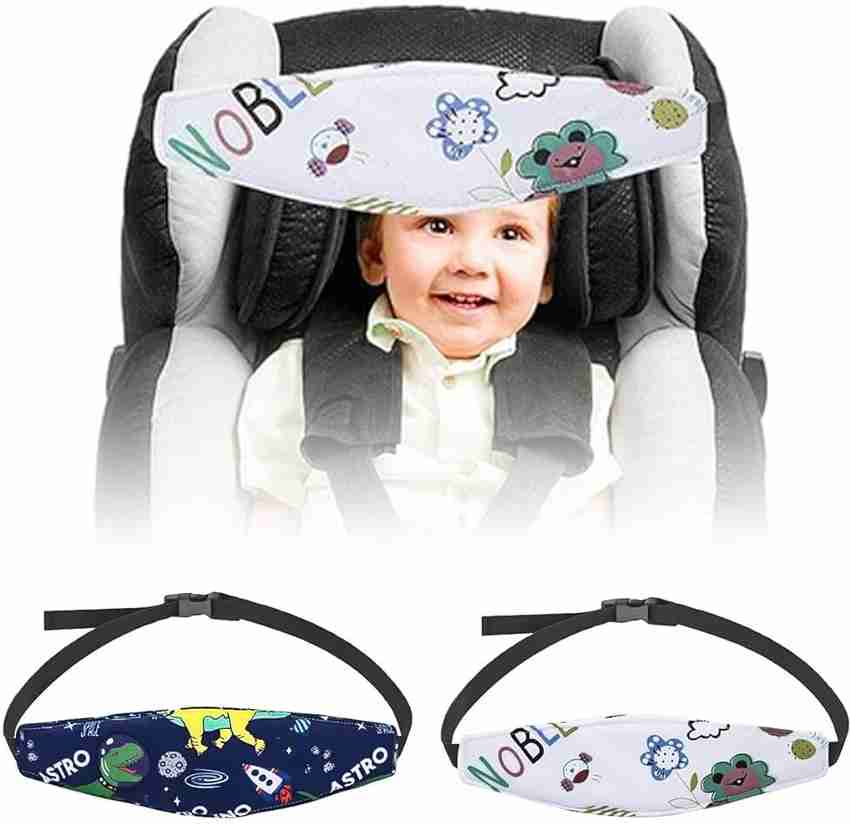 ELEPHANTBOAT 2Pcs Elastic Baby Head Support for Car Seat Toddler
