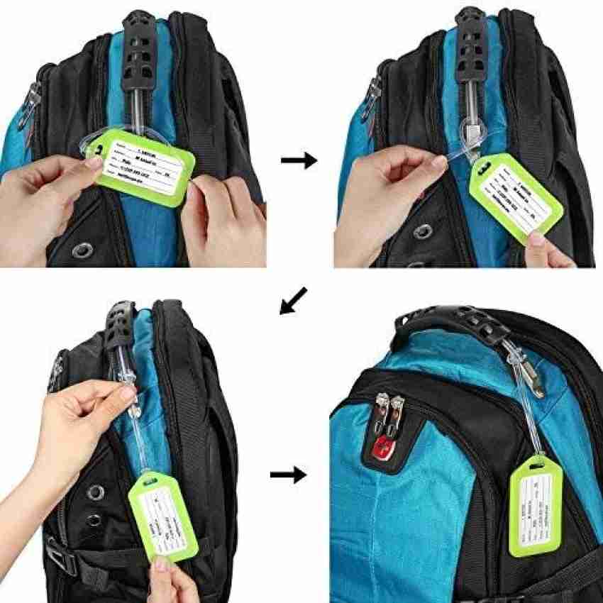 THR3E STROKES Luggage Tags Bag Tag for Baggage Suitcase Tags Bulk 50 Luggage Tag Multicolor Price in India Flipkart