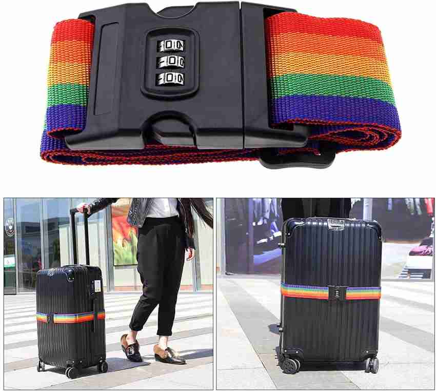 Luggage Strap, Adjustable Baggage Belts Tag Convinient Durable For Hiking  Bags Heavy Goods For Tie The Luggage 