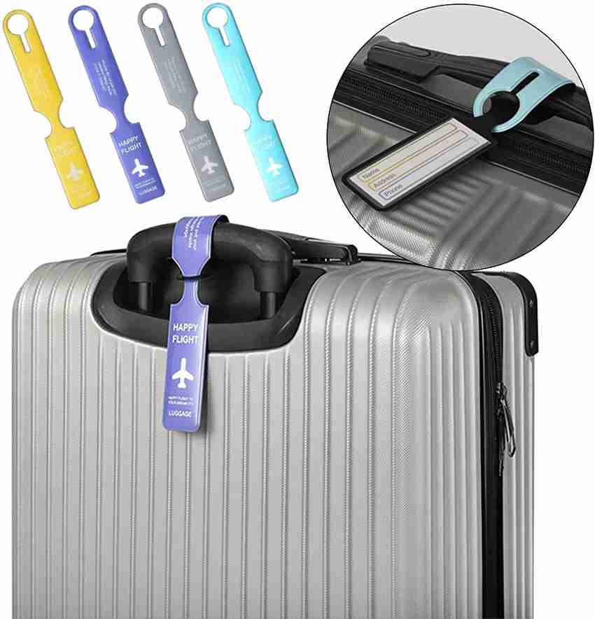 PALAY Luggage Labels Suitcase Travel Tags Suitcase Identifier with Name Luggage Tag Multicolor Price in India Flipkart