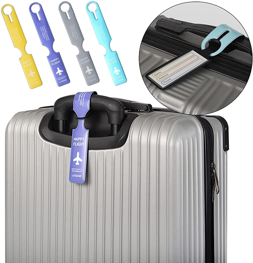 Suitcase store travel tags