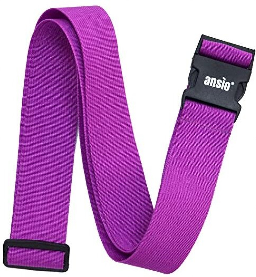 Purple luggage strap store