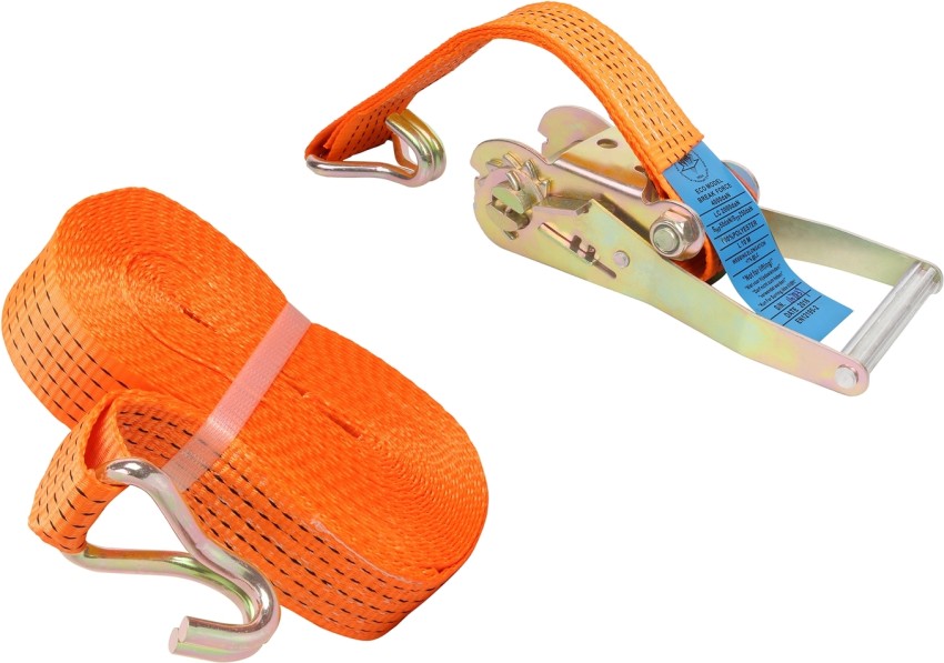 Shree Dm CARGO LASHING BELT WITH DOUBLE J HOOK 50MM X 10 M Luggage