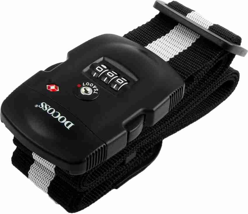 DOCOSS 016 TSA Locks Luggage Strap Lock Number Lock for Luggage