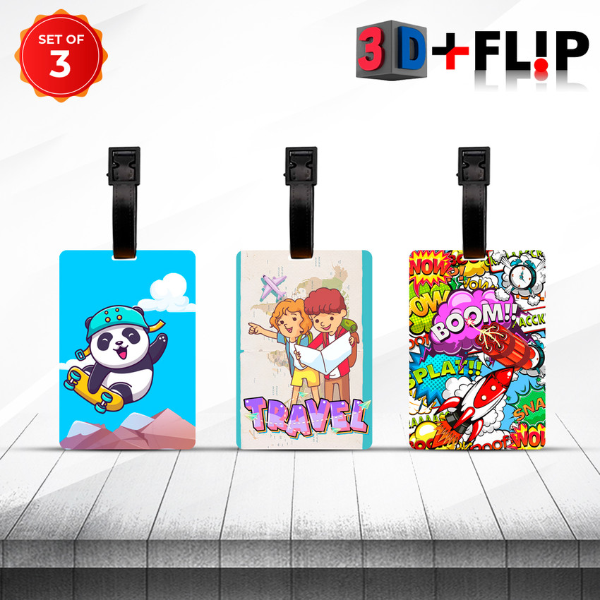 Panda online luggage tag