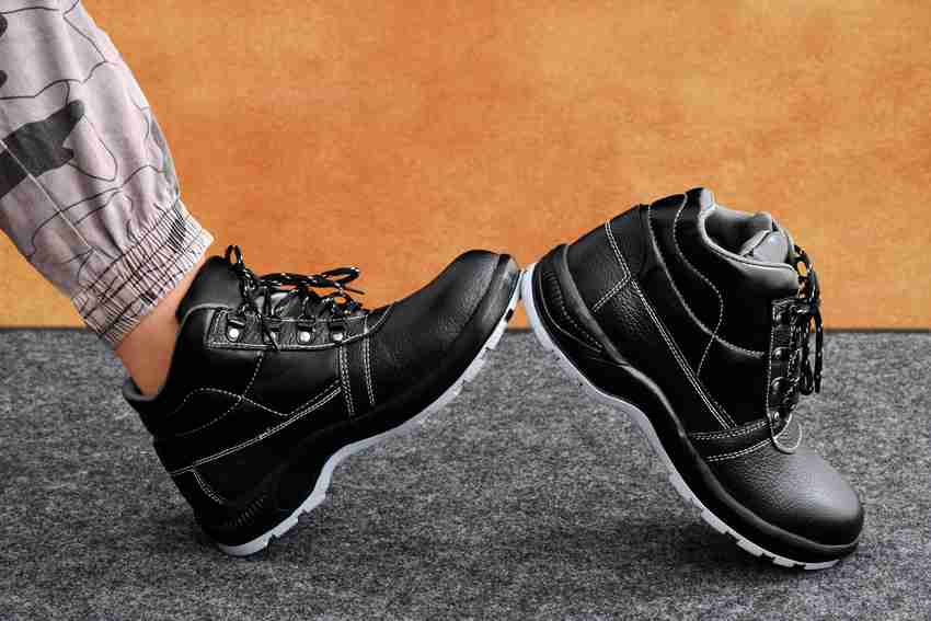 Restroad Steel Toe Leather Safety Shoe Price in India Buy Restroad Steel Toe Leather Safety Shoe online at Flipkart