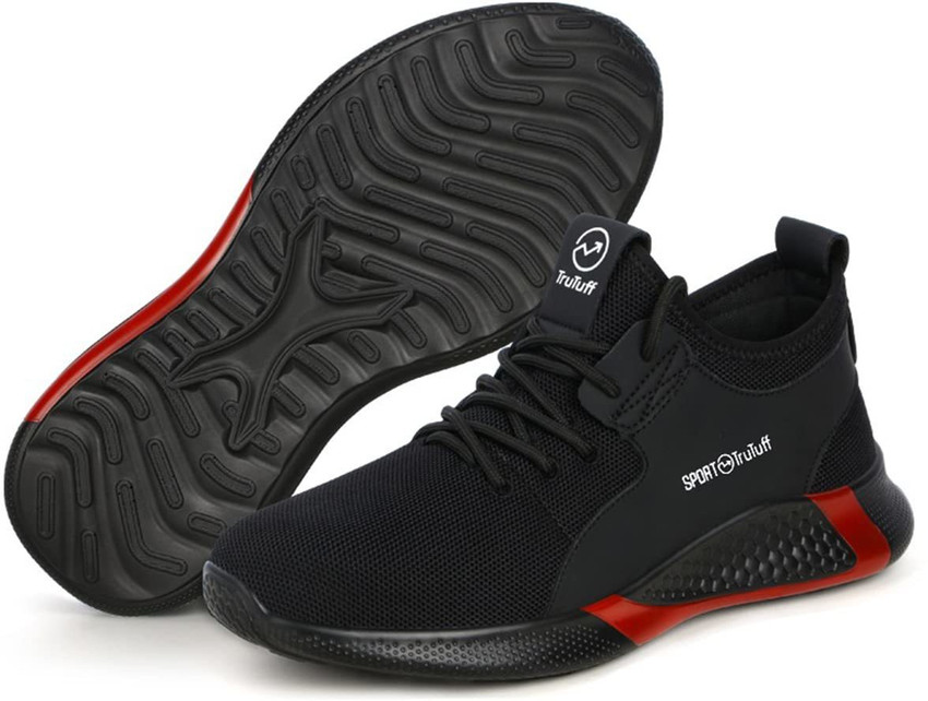 Steel cap cheap running shoes