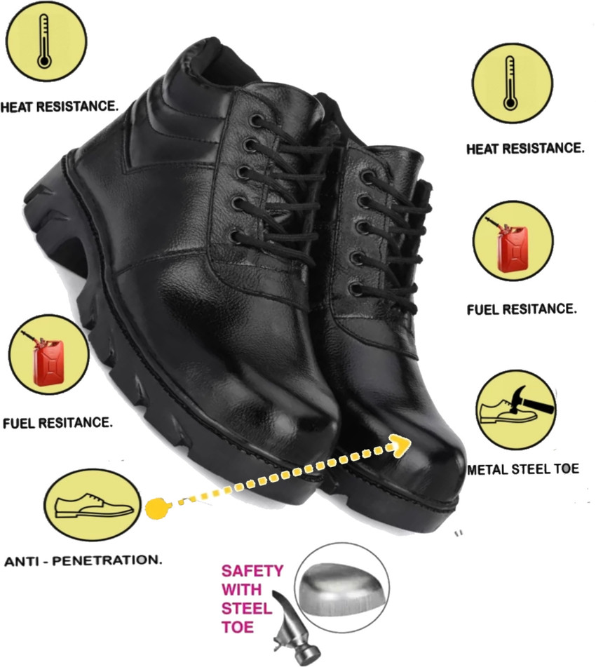 UNITED COOPER Steel Toe Leather Safety Shoe Price in India Buy UNITED COOPER Steel Toe Leather Safety Shoe online at Flipkart