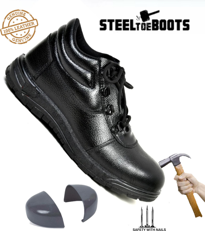 UNITED COOPER Steel Toe Leather Safety Shoe Price in India Buy UNITED COOPER Steel Toe Leather Safety Shoe online at Flipkart