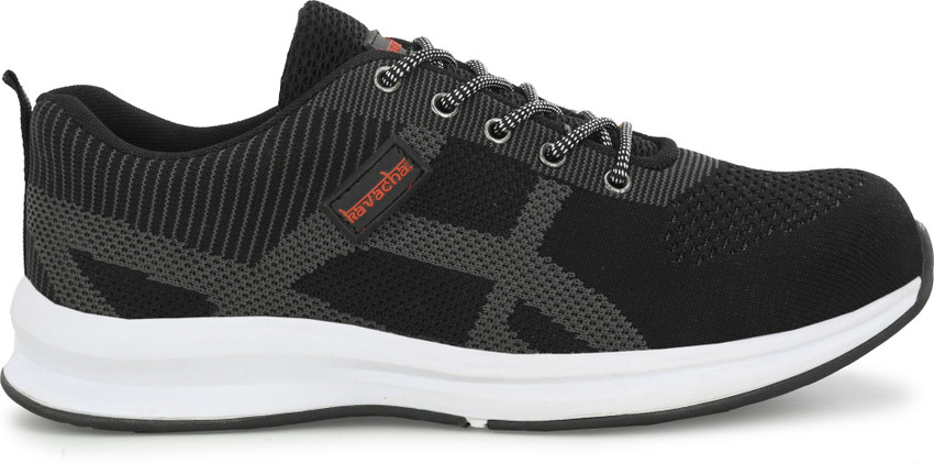 Memory foam steel top toe cap trainers