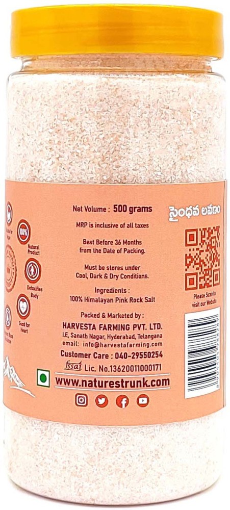 Nature's Trunk Himalayan Pink Salt, Sendha Namak / Saindhava Lavanam 1Kg  Himalayan Pink Salt Price in India - Buy Nature's Trunk Himalayan Pink Salt