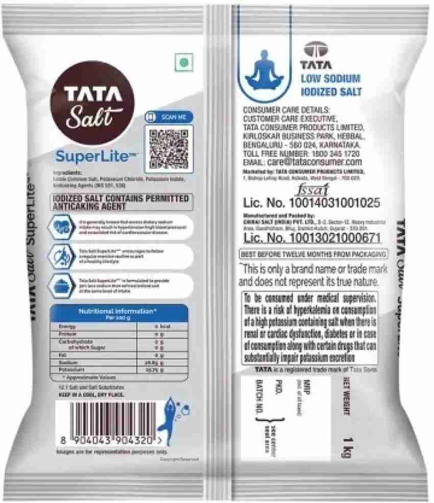 Tata Salt Lite, Low Sodium, 1kg