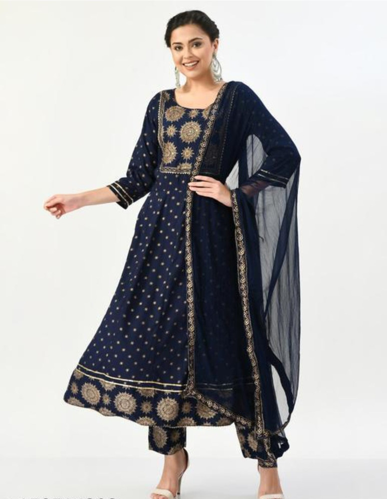 Anarkali churidar clearance flipkart