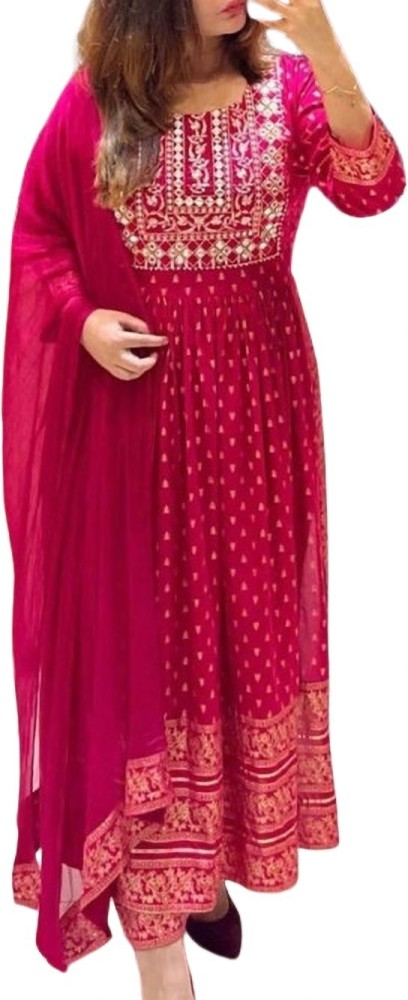 Flipkart suits store anarkali