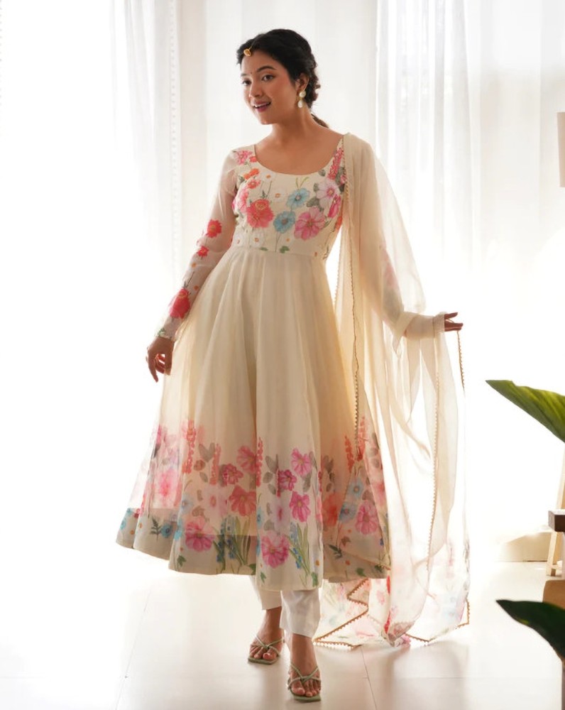 Jiya Creation Women Floral Print Anarkali Kurta Buy Jiya Creation Women Floral Print Anarkali Kurta Online at Best Prices in India Flipkart