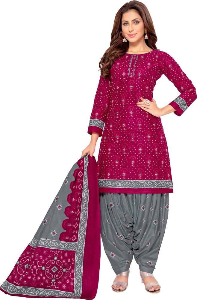 Rashmika Printed Kurta, Salwar & Dupatta Set - Buy Rashmika Printed Kurta,  Salwar & Dupatta Set Online at Best Prices in India