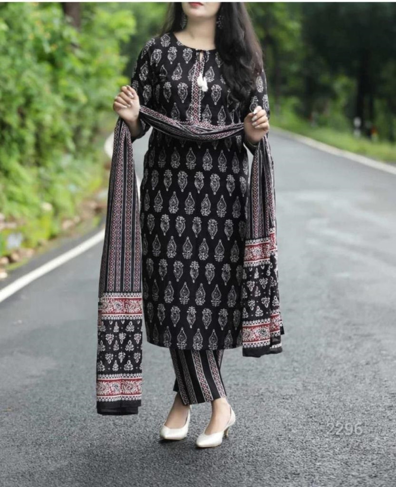 PRIYANSHI ENTERPRISES Printed Kurta Salwar Dupatta Set