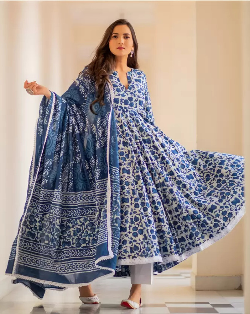 Fuzel Wear Printed Kurta Churidar Dupatta Set Buy Fuzel Wear Printed Kurta Churidar Dupatta Set Online at Best Prices in India Flipkart