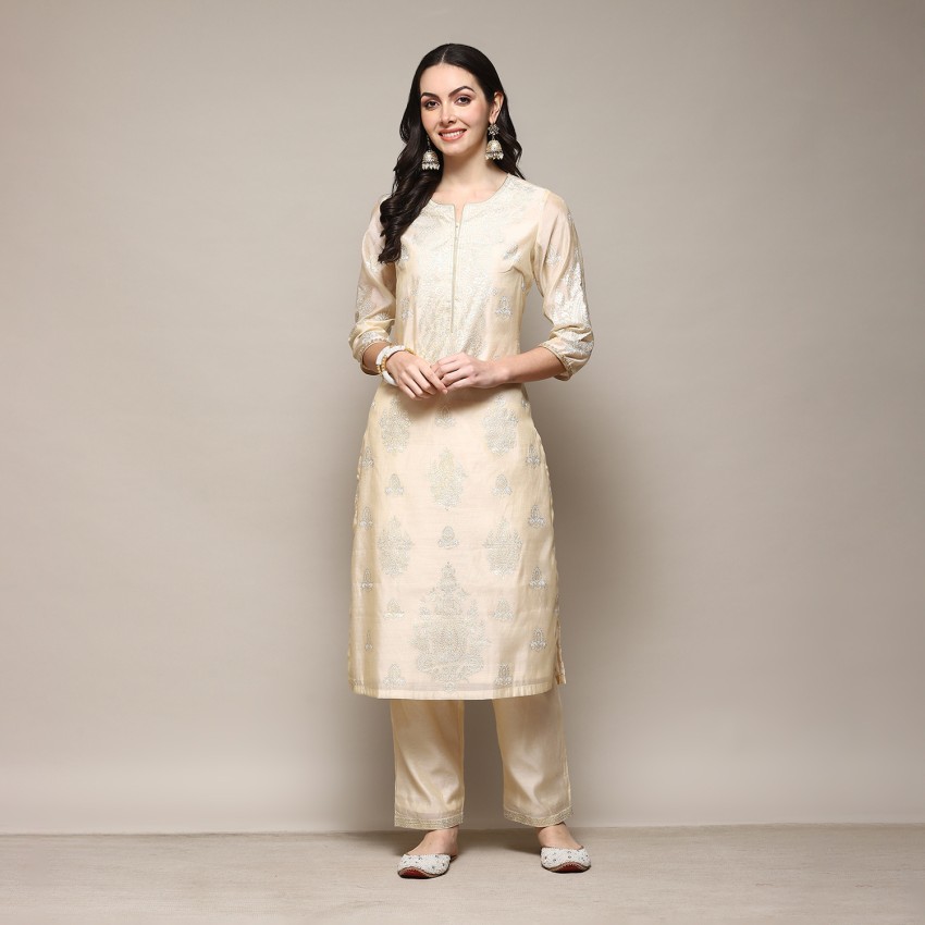 BIBA Printed Kurta, Palazzo & Dupatta Set - Buy BIBA Printed Kurta, Palazzo  & Dupatta Set Online at Best Prices in India