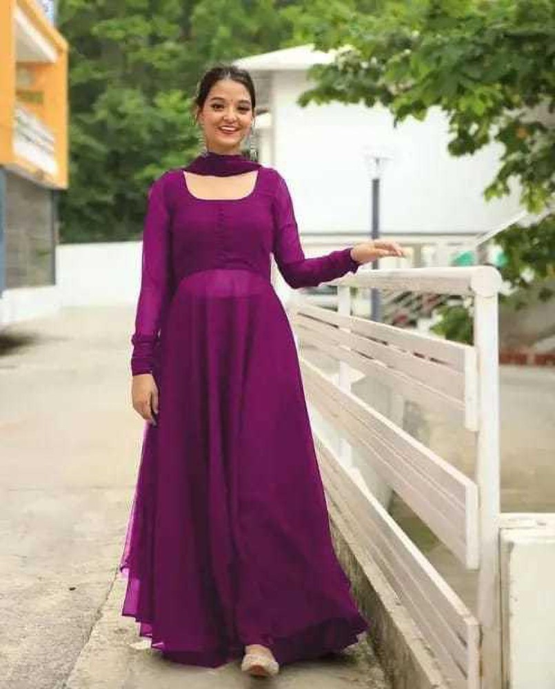 Party wear anarkali suit clearance flipkart