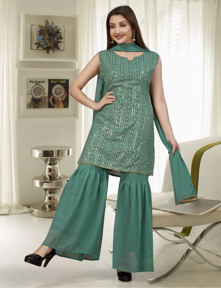 Flipkart ladies suits party on sale wear