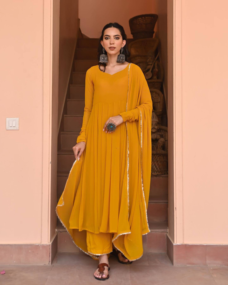 Krunalroy Solid Anarkali Kurta Bottom Dupatta Set Buy Krunalroy Solid Anarkali Kurta Bottom Dupatta Set Online at Best Prices in India Flipkart