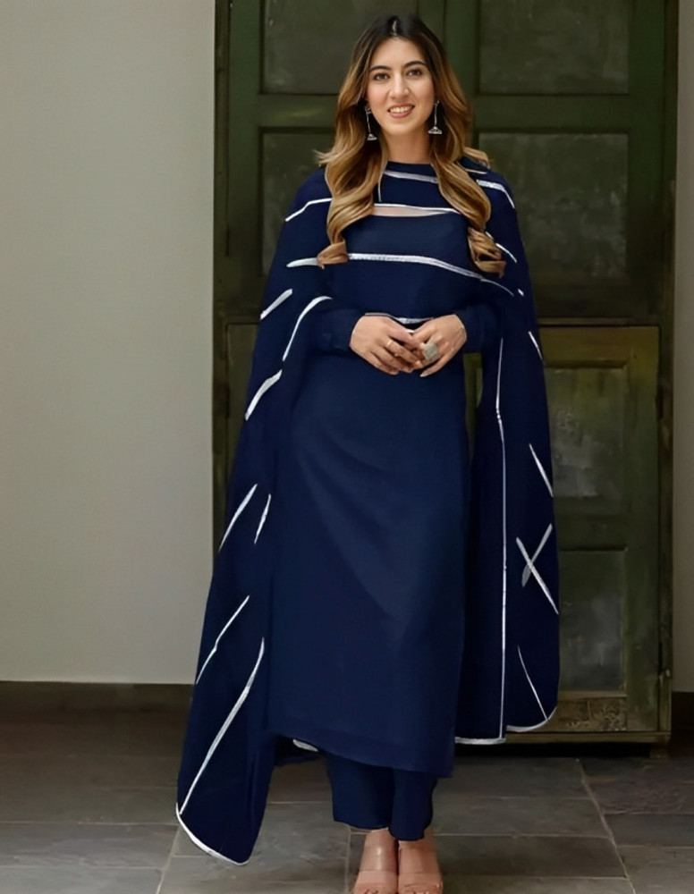 DivineLady Striped Kurta Salwar Dupatta Set Buy DivineLady