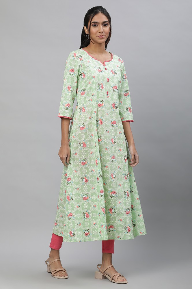 Aurelia Floral Print Kurta, Legging & Dupatta Set - Buy Aurelia