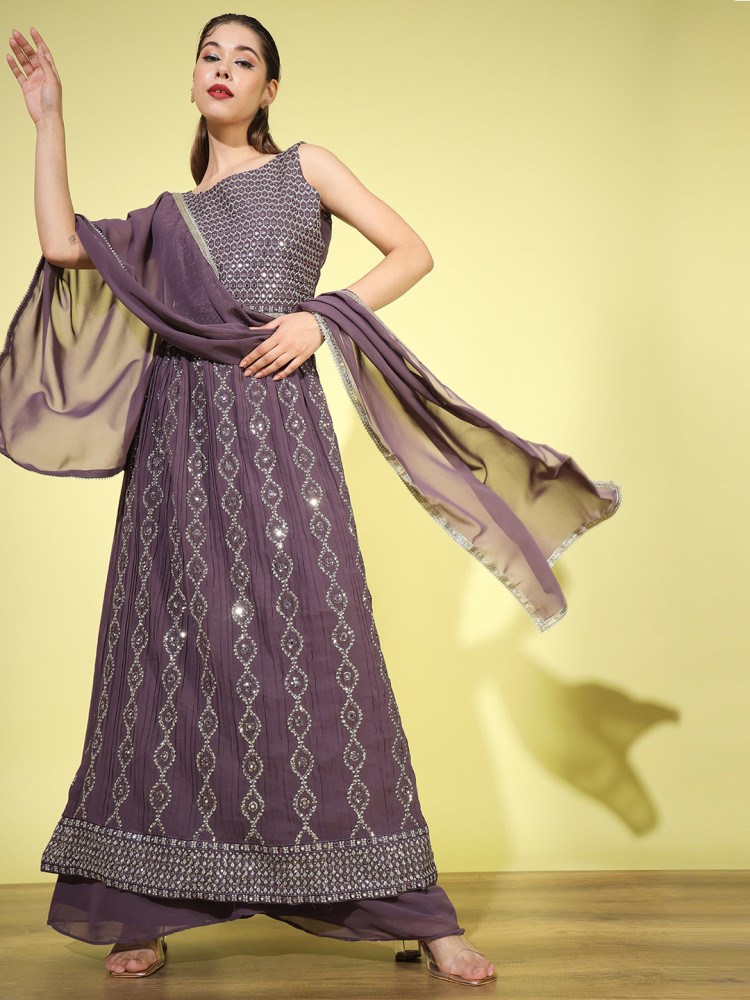 CHHABRA 555 Embroidered Kurta, Palazzo & Dupatta Set - Buy CHHABRA 555  Embroidered Kurta, Palazzo & Dupatta Set Online at Best Prices in India |  Flipkart.com