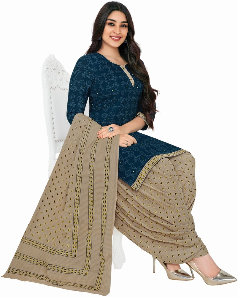 pure cotton dress materials flipkart