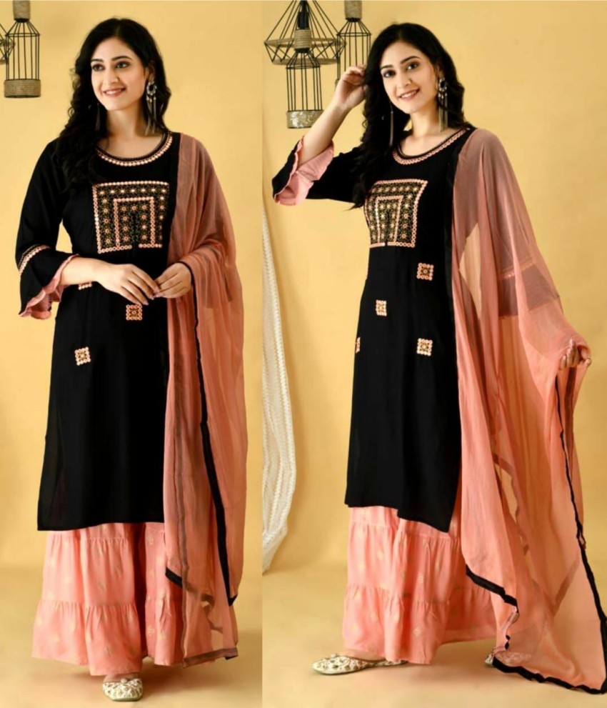 Plazo suit on flipkart best sale