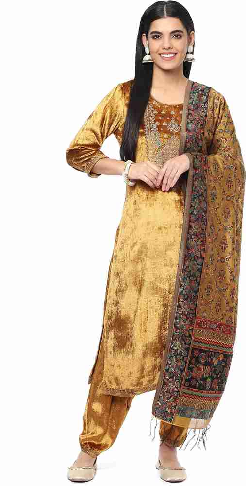 BIBA Self Design Kurta Salwar Dupatta Set Buy BIBA Self